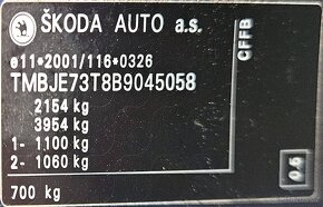 ŠKODA SUPERB II COMBI 2.0 TDI DSG 103 KW Pojízdný. - 7