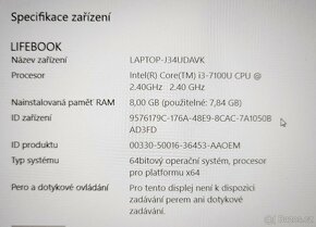 Fujitsu Lifebook U757, velmi zachovalý, dobrá baterie - 7