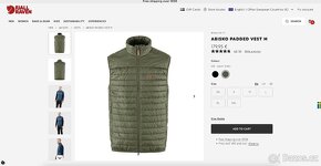 Zateplená vesta Fjallraven Abisko Padded Vest M - 7