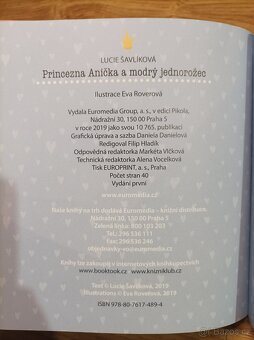 Kniha Princezna Anička a modrý jednorožec - 7