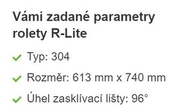 Rolety R-lite do střešních oken Velux - 7