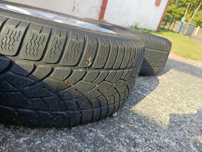 Alu kola Audi r17, 5x112, 225/55 zimní - 7