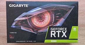 GIGABYTE GeForce RTX 3080 TURBO 10GB - top stav, záruka - 7