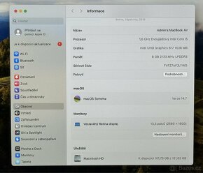 MacBook Air 13” 2019 /8GB RAM/i5/128GB SSD/ Záruka - 7