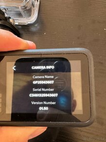 Prodám GoPro Hero 10 Black + 128GB paměťová karta - 7