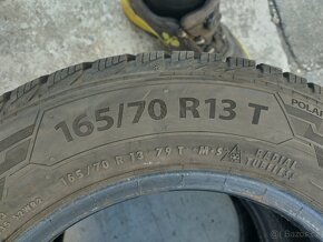 165/70 R13 zimní pneu 2ks Barum 6,5 mm - 7