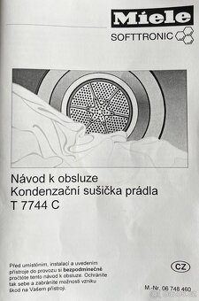 Pračka Miele W 1724 + Sušička Miele T 7744C (věž.uspořádání) - 7