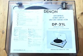 LUXUSNÍ Gramofon DENON DP-31 L (ROK 1981)PŘÍMÝ NÁHOM ŘÍZENÝ - 7