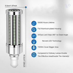 UV-C germicidní dezinfekční žárovka 60W na patici E27. - 7