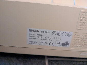 Jehličková tiskárna Epson LQ-570+ Funkční - 7