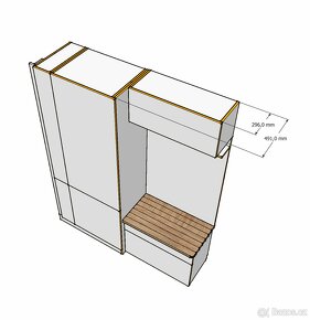 Botárna + zrcadlová skříň - 7