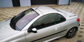 Peugeot 206 CC Kabriolet 1,6i - 80kw. Slušný stav i výbava - 7