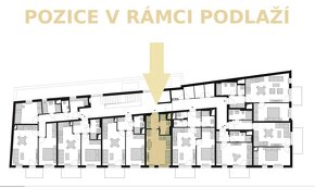 Prodej nové jednotky 1+kk, 46 m2, Terasa, 4. NP, Praha Nusle - 7