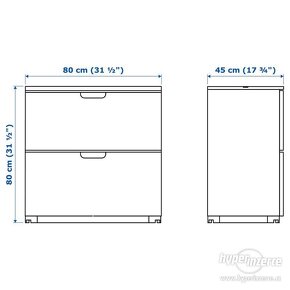 Kancelářský nábytek IKEA GALANT (2 různé kusy) - 7