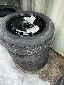 Nové plech. disky 5x100 včetně letních pneu 185/60R15 - 7