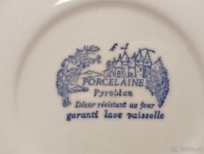 STARÝ PYROBLAN PORCELÁNOVÝ TALÍŘ BRITISH PETROLEUM FRANCE - 7