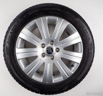 Škoda Octavia - Originání 17" alu kola - Zimní pneu - 7