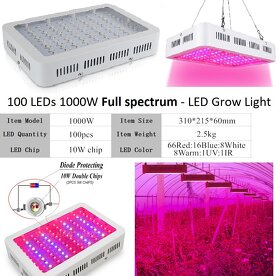 Nové světelné LED  Grow Light - Full Spectrum. - 7