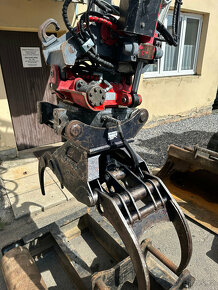 Pásový bagr TAKEUCHI TB 260,ROTOTILT,KLEŠTĚ,5725kg - 7