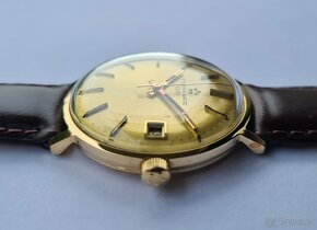 Pánské zlaté náramkové hodinky Eterna Matic 14K - 7