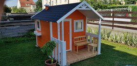 Velký dětský dřevěný zahradní domek - 7