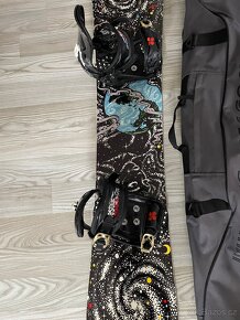 Snowboard Santa Cruz 144 cm + obal - 7