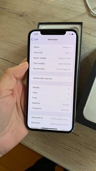 iPhone 11pro 64GB stříbrný, pěkný stav - 7