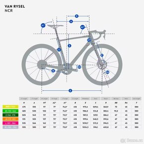 Silniční kolo Van Rysel NCR CF Flatbar Apex 12R vel. 2XS - 7