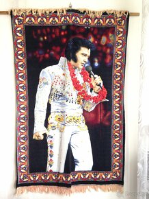 Elvis Presley historický koberec z USA - pro sběratele NOVÝ - 7