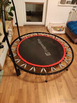 Trampolína inSPORTline PROFI Digital 140 cm s držadlem - 7