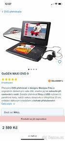 Přenosné DVD do auta GoGEN - 7