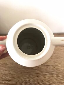 Vintage porcelánová konvička na kávu - 7