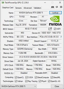 MSI RTX 2080 Ti Lightning Z, 11GB GDDR6 - 7