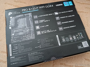 MSI PRO B760-P WIFI DDR4 + CPU, sock. 1700 - 7