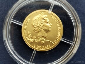 8ks - Investiční zlaté mince 1/25 Oz Český lev - 2017-2024 - 7