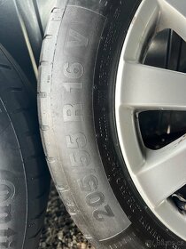 Originální letní sada VW 205/55R16, Continental 5,5mm - 7