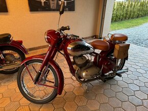 JAWA PÉRÁK 350 rok 1952 typ 18 krásný zelené spz - 7