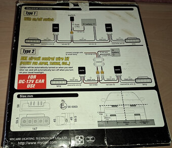 Světla pro denní svícení (Mycarr)-DRL-2x5 LED.12/24V. - 7