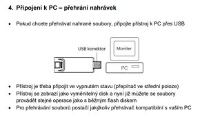 Špionážní kamera Esonic CAM-U7 + 64GB SD karta - 7