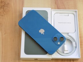 APPLE iPhone 13 mini 128GB Blue - ZÁRUKA - TOP STAV - 7