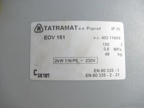 ELEKTRICKÝ BOJLER TATRAMAT ELOV 15 - 150L - 7