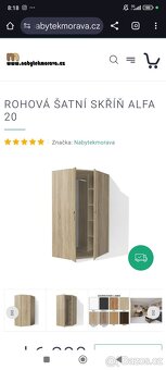 Rohová šatní skrin - 7