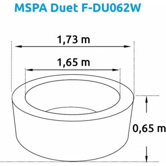 Vířivý bazén MSPA Duet F-DU062W - 7