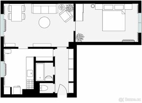 Prodej zajímavého zděného bytu 2+1, 58m2 - 7