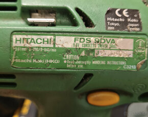 Aku vrtačka Hitachi FDS 90VA (baterie KO) - 7