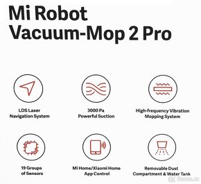 Xiaomi Mi Robot Vacuum Mop 2 Pro - robotický vysavač - 7