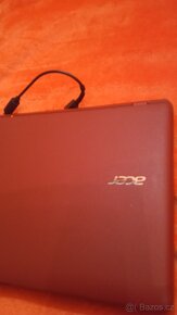 Prodám  menší,nový, repasovaný notebook Acer červený. - 7