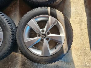 ALU kola+pneu ŠKODA"Deneb"PIRELLI zimni 185/60/R15 6.0J ET38 - 7