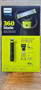 Philips OneBlade Pro 360 QP6541/15 + 3ks břitů obojí nové - 7