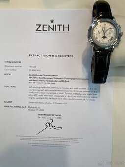 Zenith El Primero Grande ChronoMaster GT Flyback 75018K Gold - 7